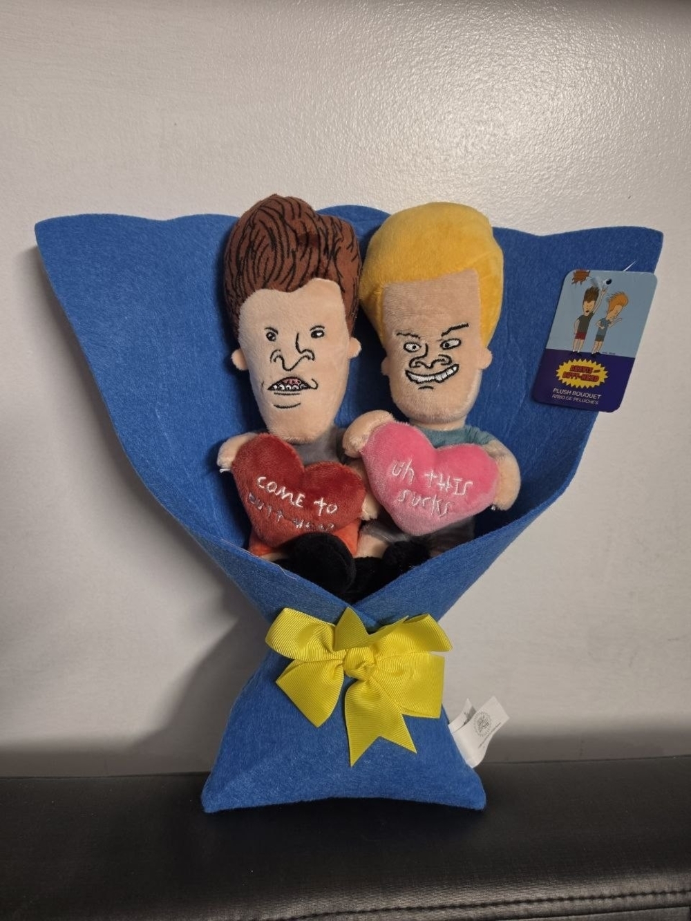 Beavis & Butt Head Plush Doll Valentine's Day Gift Bouquet MTV New